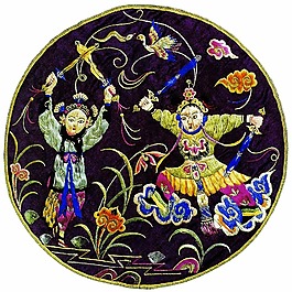 繡花 圖騰 民族 男人 女人 免費(fèi)素材