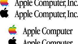 Apple Computer logo設(shè)計(jì)欣賞 蘋果電腦標(biāo)志設(shè)計(jì)欣賞