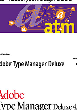 Adobe Type Manager logo设计欣赏 Adobe Type Manager标志设计欣赏
