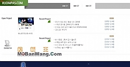 韓國ROOMPAS網(wǎng)站首頁模板