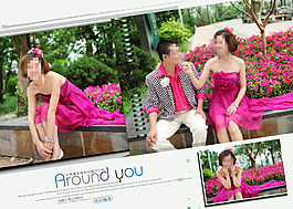 小清新婚紗模板