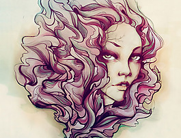 位圖 插畫 時尚插畫 人物插畫 時尚插畫 免費素材