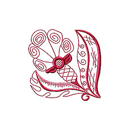 繡花 幾何 花朵 免費(fèi)素材
