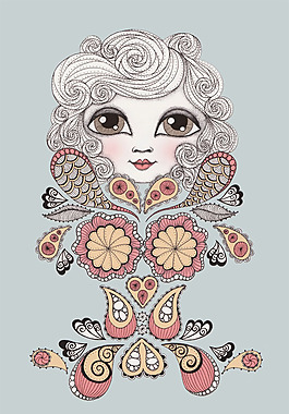 位圖 插畫 時尚插畫 插畫師 Danielle 免費(fèi)素材