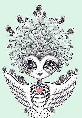 位圖 插畫 時尚插畫 插畫師 Danielle 免費(fèi)素材