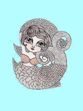 位圖 插畫 時尚插畫 插畫師 Danielle 免費(fèi)素材