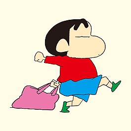 印花矢量圖 可愛卡通 卡通形象 蠟筆小新 生活元素 免費素材