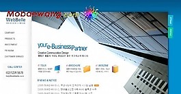 企业商务合作网页模板