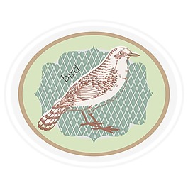 貼牌 文字 英文 小鳥 格子 免費(fèi)素材