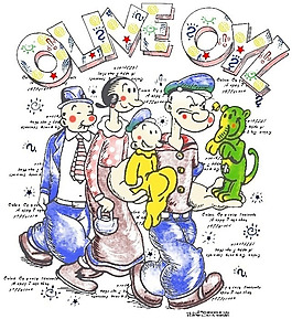 位圖 可愛卡通 卡通形象 卡通人物 大力水手 免費(fèi)素材