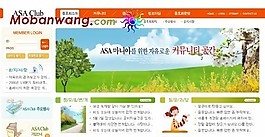 旅游風光文章網頁模板