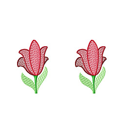 繡花 植物 花朵 免費(fèi)素材