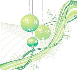 三款圣誕節(jié)時(shí)尚壁紙矢量素材