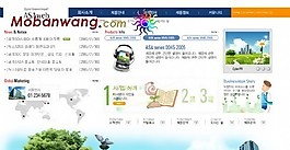 企業(yè)全球商務(wù)網(wǎng)頁模板
