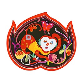 矢量圖 風(fēng)格 中國(guó)風(fēng) 民族風(fēng) 十二生肖 免費(fèi)素材