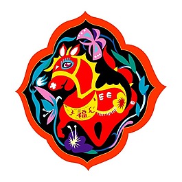 矢量圖 風(fēng)格 中國(guó)風(fēng) 民族風(fēng) 十二生肖 免費(fèi)素材