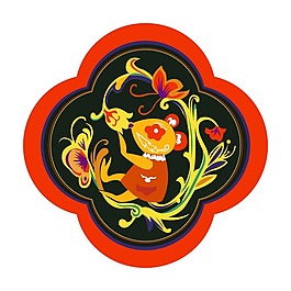 矢量圖 風(fēng)格 中國(guó)風(fēng) 民族風(fēng) 十二生肖 免費(fèi)素材