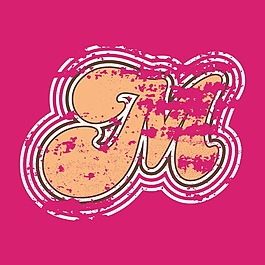 印花矢量圖 T恤圖案 純文字 字母 色彩 免費(fèi)素材