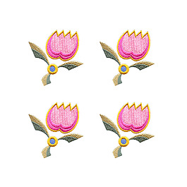 繡花 植物 花朵 免費素材