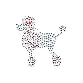 燙鉆 動物 狗 免費素材