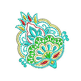 繡花 植物 花卉 花朵 樹葉 免費(fèi)素材