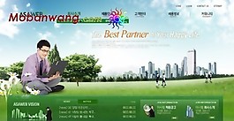 綠色商務(wù)合作網(wǎng)頁(yè)模板