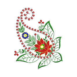 繡花 花卉 花朵 花紋 免費(fèi)素材