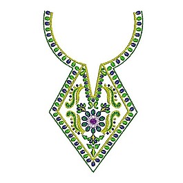 繡花 花卉 花朵 花紋 領(lǐng)邊 免費(fèi)素材