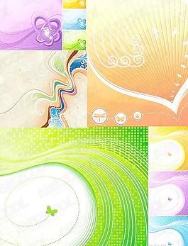 4款動感線條插畫