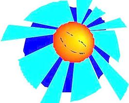 夏天太陽