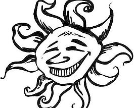 夏天太陽
