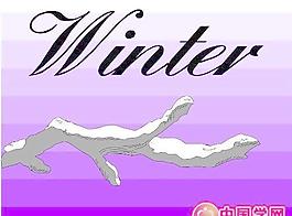 冬天雪花