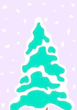 冬天雪花