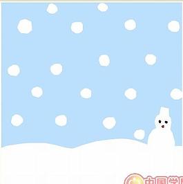 冬天雪花
