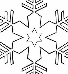 冬天雪花