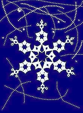 冬天雪花