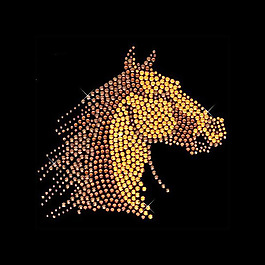 燙鉆 動(dòng)物 馬 免費(fèi)素材