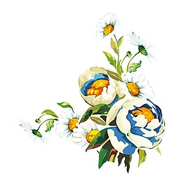 矢量圖 植物 寫意花卉 花朵 野花 免費(fèi)素材