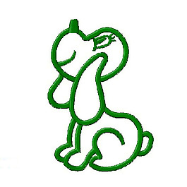 繡花 小狗 免費(fèi)素材