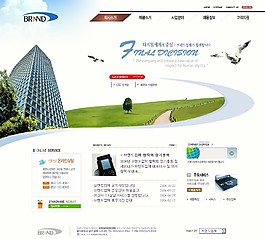 飛翔企業(yè)商務(wù)網(wǎng)頁模板