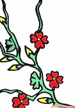 卡通花朵鮮花漫畫(huà)