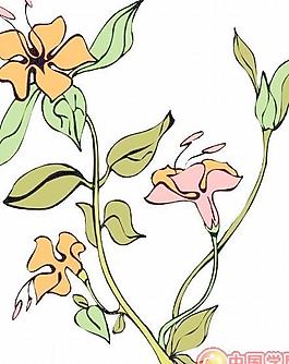 卡通花朵鮮花漫畫(huà)