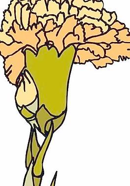 卡通花朵鮮花漫畫