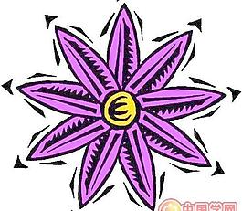 花瓣鮮花矢量圖