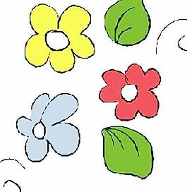 卡通花草漫画