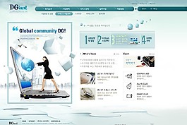 綠色科技研發網頁模板