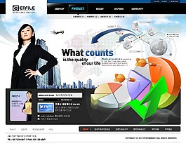 網(wǎng)絡通信市場營銷網(wǎng)頁模板