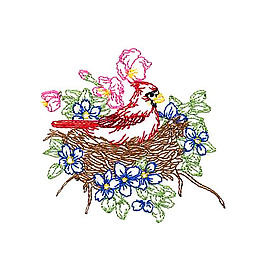 繡花 植物 花朵 動(dòng)物 鳥(niǎo)類(lèi) 免費(fèi)素材