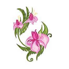 繡花 植物 花朵 免費素材