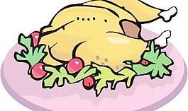 火腿雞腿烤雞烤鴨